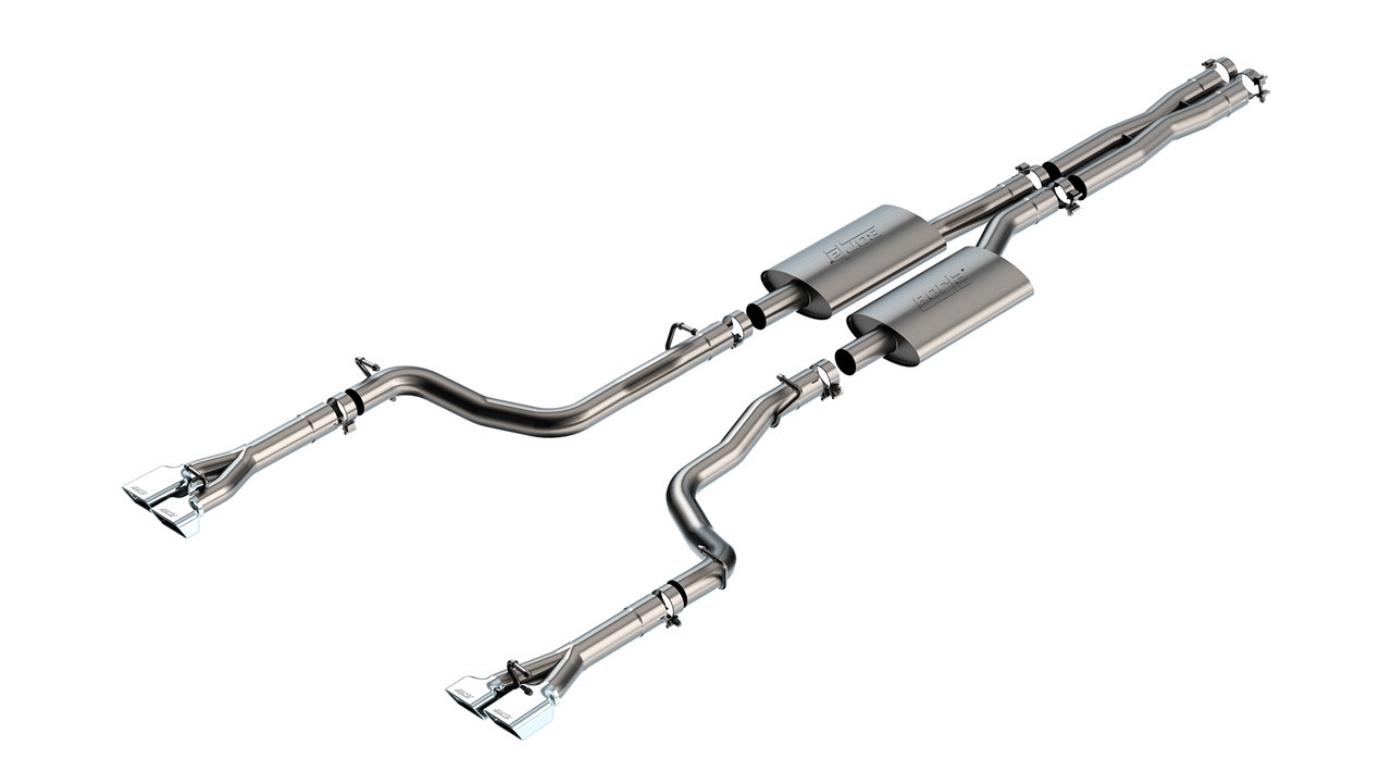 BORLA 140286 Cat-Back Exhaust S-Type for 08-10 Challenger SRT8 6.1