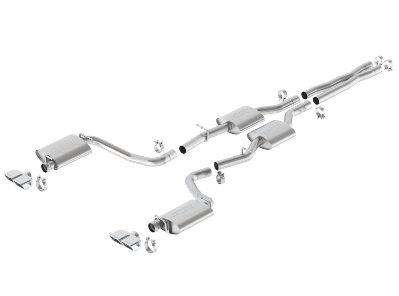 BORLA 140627 Cat-Back Exhaust S-Type for 15-23 Challenger R/T 5.7L VVT