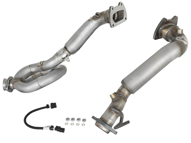 DISCONTINUED aFe Power 48-48022-HN Twisted Steel Connection Pipes