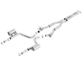 DISCONTINUED BORLA S-Type Cat-Back Exhaust System for 15-Current Dodge Challenger SRT Hellcat 6.2L - 140642