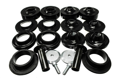 Energy Suspension 2.6116G 2" Adjustable Coil Spacer Set Black for 18-Current Jeep Wrangler JL