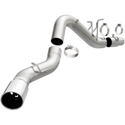 DISCONTINUED MagnaFlow SYS Cat-Back 2017 Chevrolet Silverado 6.6L Diesel Polished Single Wall 6in Tip - 17870