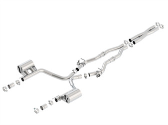 BORLA 140714 Cat-Back Exhaust System ATAK with Active Valves 16-23 Challenger R/T