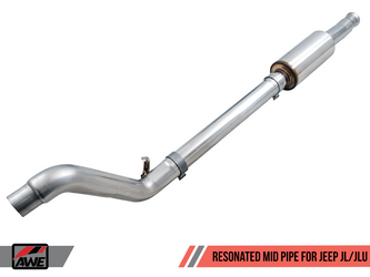 AWE Resonated Mid Pipe for 18-Current Jeep Wrangler JL & Unlimited JL 3.6L - 3015-11001