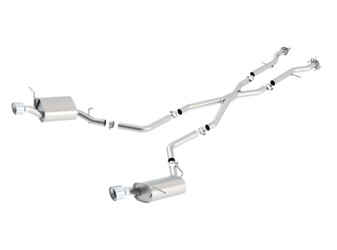 BORLA 140449 S-Type Cat-Back Exhaust System for 11-23 Durango 3.6/5.7L 