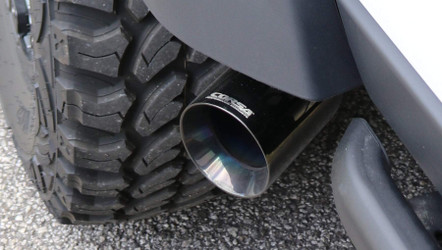 CORSA 21062 Touring Cat-Back Single Polished Tip for 20-24 Jeep Gladiator JT 3.6L 