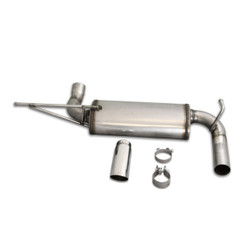 JBA 30-1509 Stainless Steel Axle Back Exhaust System for 07-18 Jeep Wrangler JK 3.6/3.8L
