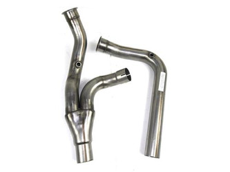 DISCONTINUED JBA Performance Exhaust 2-1/2" Y-Pipe 409 Stainless Steel for 07-11 Jeep Wrangler JK & Unlimited JK 3.8L