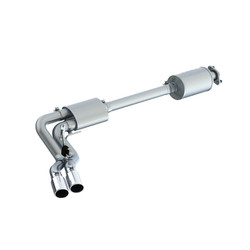 DISCONTINUED MBRP 15+ Ford F150 T304 Pre-Axle 4in OD Tips Dual Outlet 3in Cat Back Exhaust