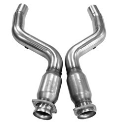 DISCONTINUED Kooks 31003200 3" x OEM Catted Mid Pipes for 05-23 Challenger, Charger, Magnum R/T & 300C 5.7L with Kooks Longtubes