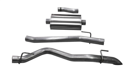 CORSA 21061 Sport Cat-Back Turn Down Tip for 20-24 Jeep Gladiator JT 3.6L