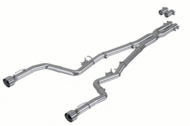 MBRP Race Profile 3" Dual Rear Aluminized Cat-Back for 15-Current Charger 6.2/6.4L & 17-Current 5.7L - S7118AL