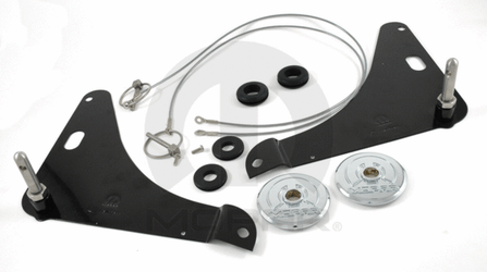 MOPAR 82214557AD Hood Pin Kit Chrome for 08-23 Challenger 