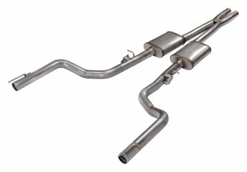 Pypes Cat Back Exhaust System X Pipe Violator Mufflers for 15-Current Challenger SRT 6.4L - SMC31V