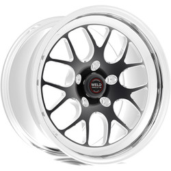 WELD Racing S77 RT-S 18x9 6.1" Backspace Black Center Front or Rear Wheel for 05-23 Challenger, Charger, Magnum & 300C SRT8, SRT & Hellcat - 77HB8090W61A