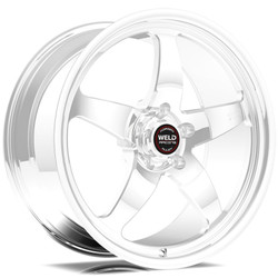 WELD Racing S71 RT-S 18x5 2.1" Backspace Polished Front Wheel for 05-20 Challenger, Charger, Magnum, 300C SRT8, SRT & Hellcat - 71HP8050W21A