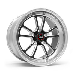 DISCONTINUED WELD Racing S70 RT-S 17x11 6.2" Backspace Black Center Rear Wheel for 18-23 Demon, Challenger & Charger SRT Hellcat Redeye & Widebody - 70HB7110W62A