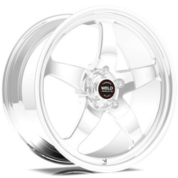 DISCONTINUED WELD Racing S71 RT-S 18x7 4.1" Backspace Polished Front Wheel for 05-23 Challenger, Charger, Magnum & 300C SRT8 & SRT - 71HP8070W41A