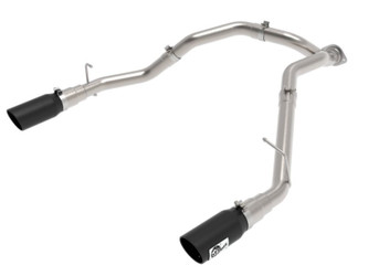 aFe Power 49-42080-B Large Bore-HD 3" DPF-Back Stainless Steel Exhaust System Black Tips for 20-22 RAM 1500 3.0L EcoDiesel