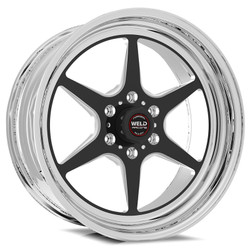 DISCONTINUED WELD Racing S79 RT-S 15x11 6.5" Backspace Black Center Rear Wheel for 18-23 Demon, Challenger & Charger SRT Hellcat Redeye & Widebody with 15" Brake Conversion - 79MB-511W65C