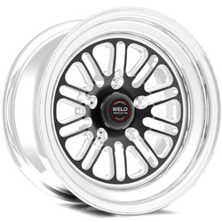 DISCONTINUED WELD Racing S72 RT-S 20x10.5 5.3" Backspace Black Center Front or Rear Wheel for 18-23 Demon, Challenger & Charger SRT Hellcat Redeye & Widebody - 72HB0105W53A