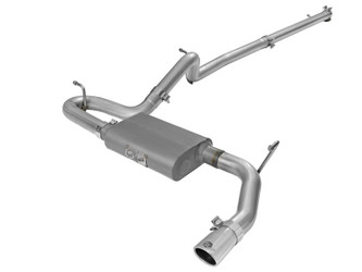 aFe Power 49-08044-1P Scorpion 2-1/2" Cat-Back Exhaust System Polished Tip for 07-18 Jeep Wrangler Unlimited JK 3.8/3.6L