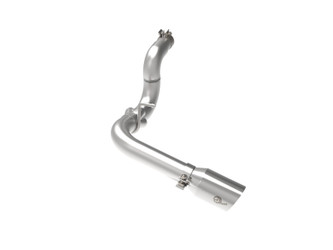 aFe Power Large Bore-HD 3" 304 Stainless Steel DPF-Back Exhaust System Polished Tip for 20-Current Jeep Wrangler Unlimited JL 3.0L EcoDiesel - 49-38092-P