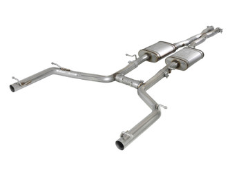 aFe Power MACH Force-Xp 2-1/2" 304 Stainless Steel Cat-Back Exhaust System for 15-Current Dodge Challenger SE & SXT 3.6L - 49-32067