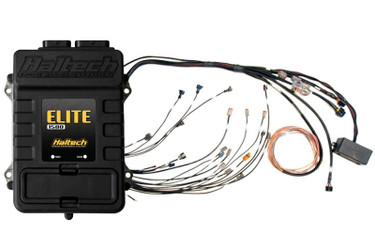 DISCONTINUED Haltech Mitsubishi 4G63 Elite 1500 Terminated Harness ECU Kit w/2G CAS/Square EV1 Inj Connectors