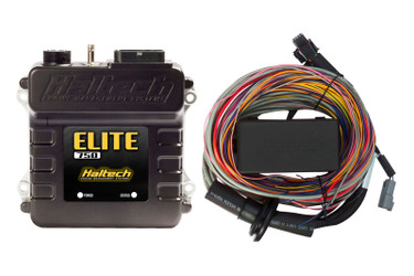 DISCONTINUED Haltech Elite 750 16ft Premium Universal Wire-In Harness ECU Kit