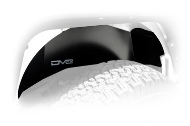 DISCONTINUED DV8 Offroad 07-18 Jeep Wrangler JK Rear Aluminum Inner Fender - Black