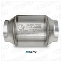 GESI G-Sport 400 CPSI GEN 2 EPA Compliant 3.0in Inlet/Outlet Catalytic Converter (500-850HP) - 85230
