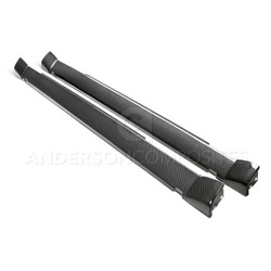 Anderson Composites AC-SS18DGCHHC Carbon Fiber Widebody Rocker Panels for 18-23 Demon, Challenger SRT Hellcat, Redeye & Widebody
