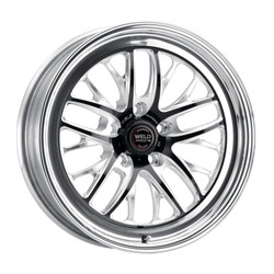 WELD Racing S82 RT-S 17x5 2.2" Backspace Black Center Front Wheel for 05-14 Challenger, Charger, Magnum & 300C SRT8 & 15-23 Scat Pack - 82HB7050W22A