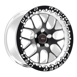 WELD Racing S77 RT-S 15x11 6.5" Backspace Black Center Rear Beadlock Wheel for 18-23 Demon, Challenger & Charger SRT Hellcat Redeye & Widebody with 15" Brake Conversion - 77MB511W65F