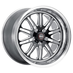 DISCONTINUED WELD Racing S72 RT-S 17x5 2.2" Backspace Black Center Front Wheel for 05-14 Challenger, Charger, Magnum & 300C SRT8 & 15-23 Scat Pack - 72HB7050W22A
