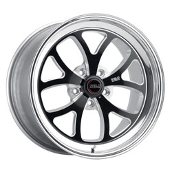 DISCONTINUED WELD Racing S76 RT-S 17x9 6.2" Backspace Black Center Front or Rear Wheel for 05-23 Challenger, Charger, Magnum & 300C SRT8, SRT & Hellcat - 76HB7090W62A