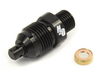 Nitrous Outlet 00-35001 Black NHRA Blow Off Valve Fitting and Pressure Disk