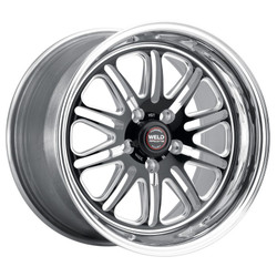 DISCONTINUED WELD Racing S72 RT-S 18x9 6.1" Backspace Black Center Front or Rear Wheel for 05-23 Challenger, Charger, Magnum & 300C SRT8, SRT & Hellcat - 72HB8090W61A