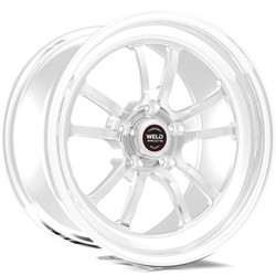 DISCONTINUED WELD Racing S70 RT-S 18x10 6.6" Backspace Polished Rear Wheel for 05-23 Challenger, Charger, Magnum & 300C SRT8, SRT & Hellcat - 70HP8100W66A