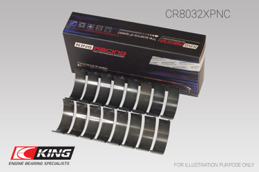 King CR8032XPNC Connecting Rod Bearing Set Polymer Coated for 5.7/6.1/6.4L 