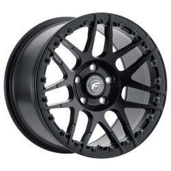 Forgestar Drag Pack Series F14 Beadlock 17x10 6.7" Backspace Satin Black Rear Wheel for 05-Current Challenger, Charger, Magnum & 300C SRT8, SRT & Hellcat - F28270071P30