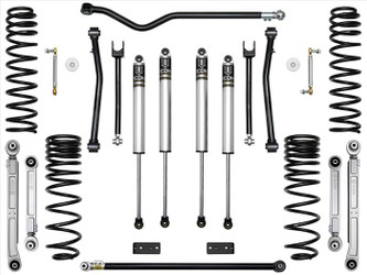 ICON Vehicle Dynamics K22105 2.5" Stage 5 Suspension System Billet Control Arms for 20-Current Jeep Gladiator JT