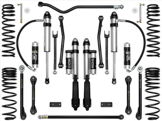 ICON Vehicle Dynamics K22107T 2.5" Stage 7 Suspension System Tubular Control Arms for 20-Current Jeep Gladiator JT