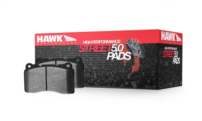 Hawk Performance HPS 5.0 Front Brake Pads for 12-19 Challenger, Charger SRT Hellcat, Scat Pack 392, Grand Cherokee SRT8, SRT & Durango SRT  - HB649B.605