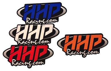 HHP Racing 3" x 6" Vinyl Decals 3 Pack