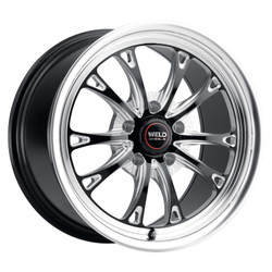 WELD Racing Belmont Drag S157 17x10 6.70" Backspace Gloss Black Rear Wheel for 05-23 Challenger, Charger, Magnum & 300C SRT8, SRT & Hellcat - S15770071P30