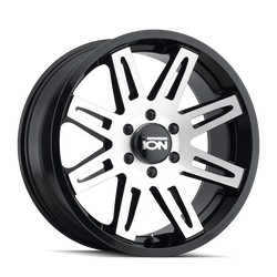 DISCONTINUED ION 142 18x9 5" Backspace Black Machined Face Wheel for 19-24 RAM 1500 & TRX - 142-8983B