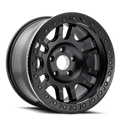 Dirty Life 9314-7973MB12 9314 Canyon Race 17x9 4.53" Backspace Matte Black Beadlock Wheel for 07-18 Jeep Wrangler JK, 18-24 Wrangler JL & 20-24 Gladiator JT