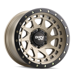 DISCONTINUED Dirty Life 9311-7973MGD12 9311 Enigma Pro 17x9 4.53" Backspace Satin Gold Wheel for 07-18 Jeep Wrangler JK, 18-24 Wrangler JL & 20-24 Gladiator JT